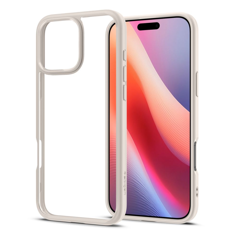 Husa pentru Apple iPhone 16 Pro, Spigen, Ultra Hybrid, Bej ACS08127