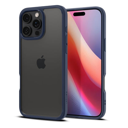 Husa pentru Apple iPhone 16 Pro, Spigen, Ultra Hybrid, Bleumarin ACS08126