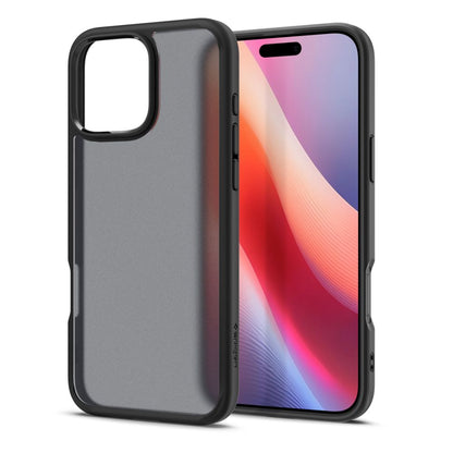 Husa pentru Apple iPhone 16 Pro, Spigen, Ultra Hybrid, Neagra Satinata ACS08124