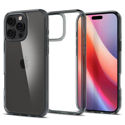 Husa pentru Apple iPhone 16 Pro, Spigen, Ultra Hybrid, Fumurie ACS08123