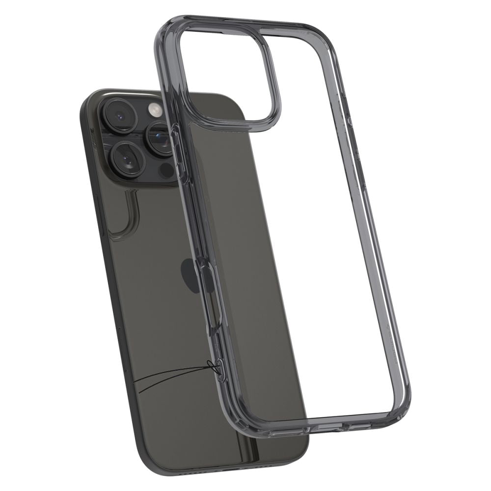 Husa pentru Apple iPhone 16 Pro, Spigen, Ultra Hybrid, Fumurie ACS08123