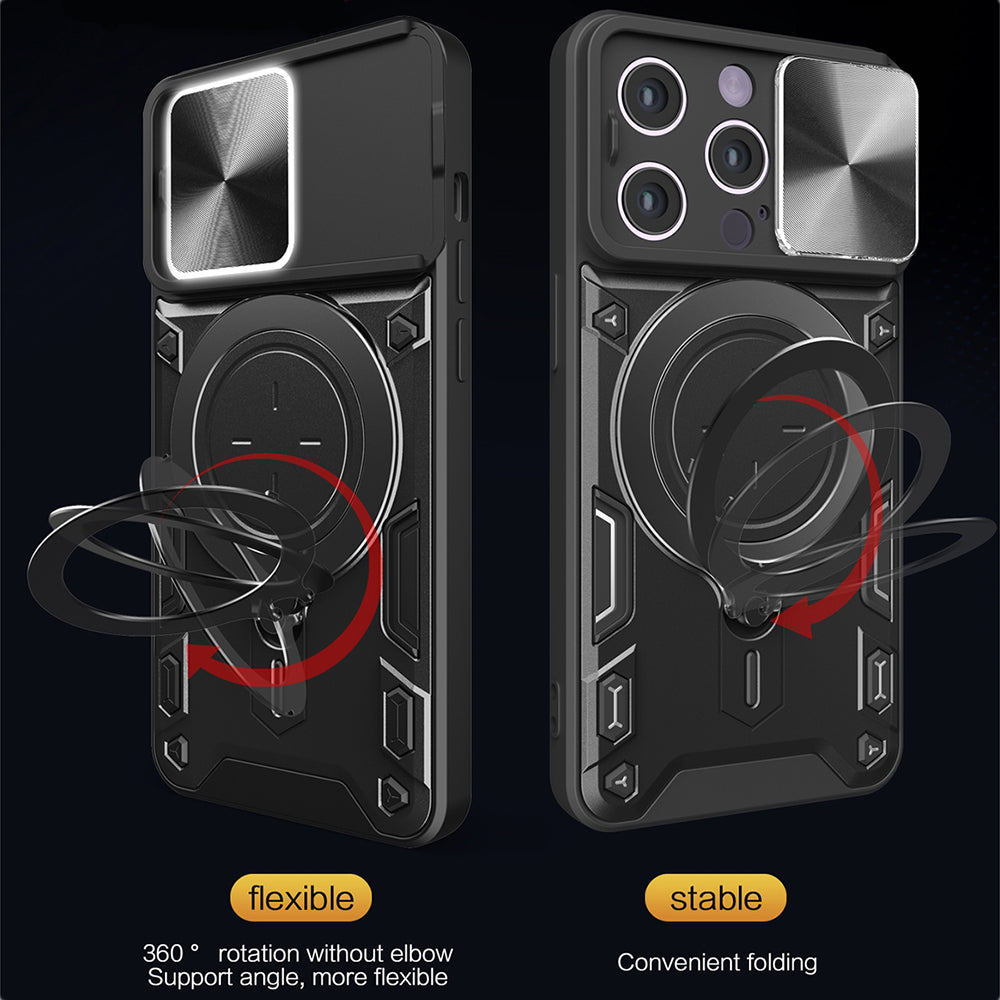 Husa pentru Apple iPhone 16 Pro, Techsuit, CamGuard Pro, Albastra