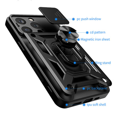 Husa pentru Apple iPhone 16 Pro, Techsuit, CamShield, Verde