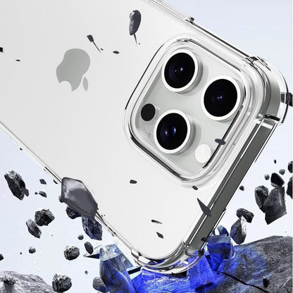 Husa pentru Apple iPhone 16 Pro, Techsuit, Shockproof Clear (Big Lens Hole), Transparenta