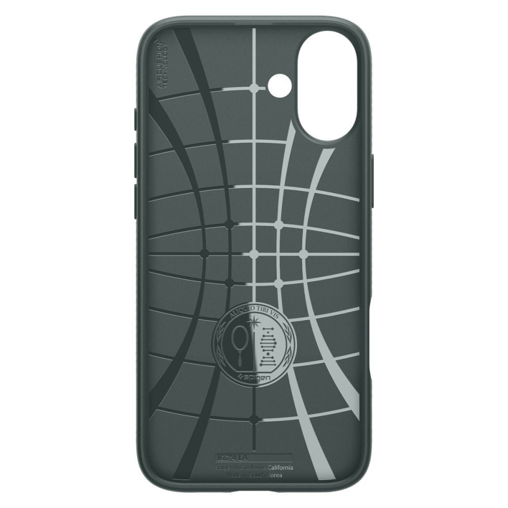 Husa pentru Apple iPhone 16, Spigen, Liquid Air, Verde
