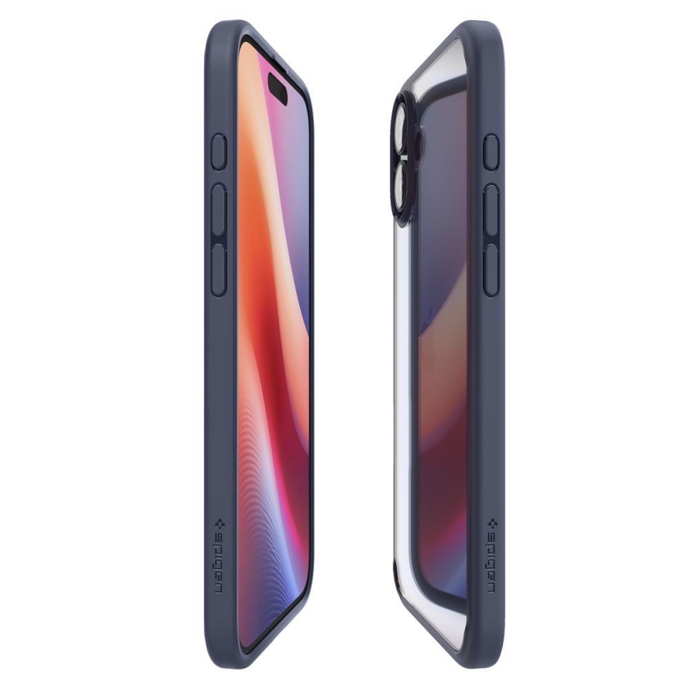 Husa pentru Apple iPhone 16, Spigen, Ultra Hybrid, Bleumarin
