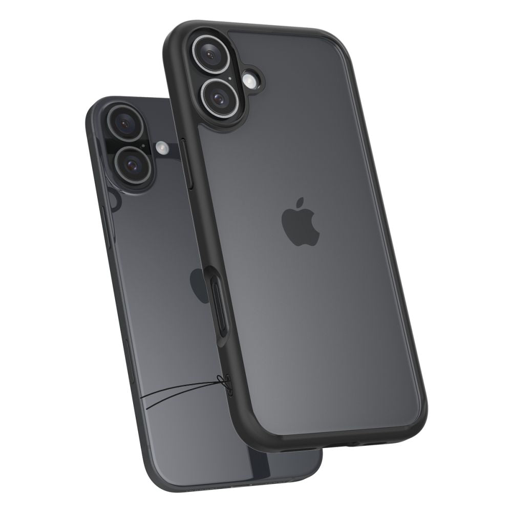 Husa pentru Apple iPhone 16, Spigen, Ultra Hybrid, Neagra Mata ACS08201