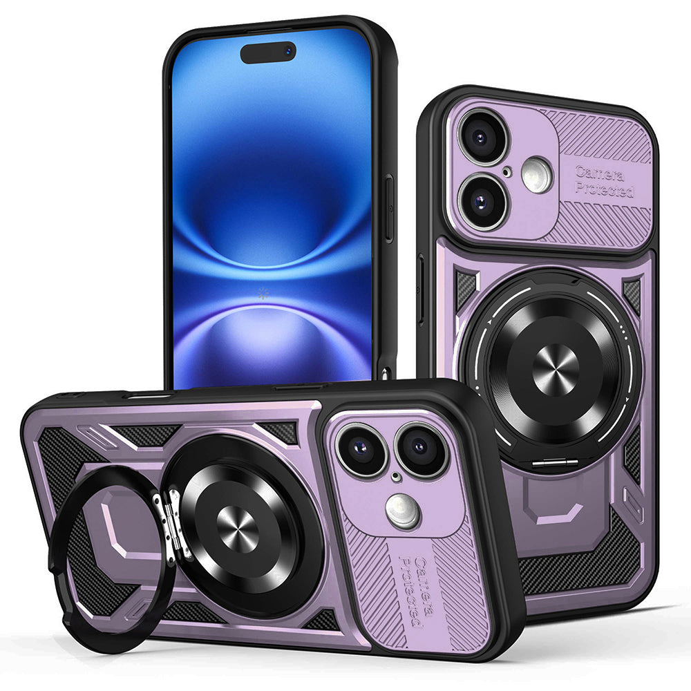 Husa pentru Apple iPhone 16, Techsuit, RuggedCam, Mov