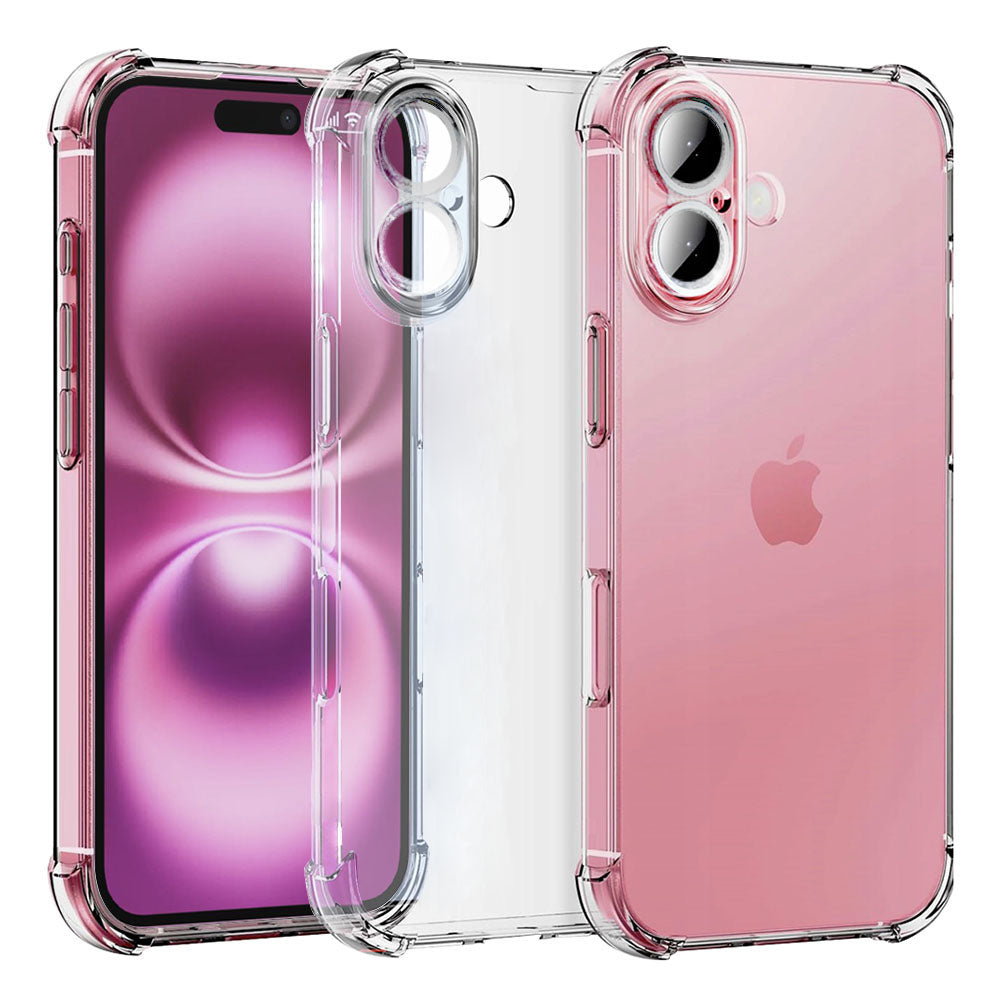 Husa pentru Apple iPhone 16, Techsuit, Shockproof Clear, Transparenta