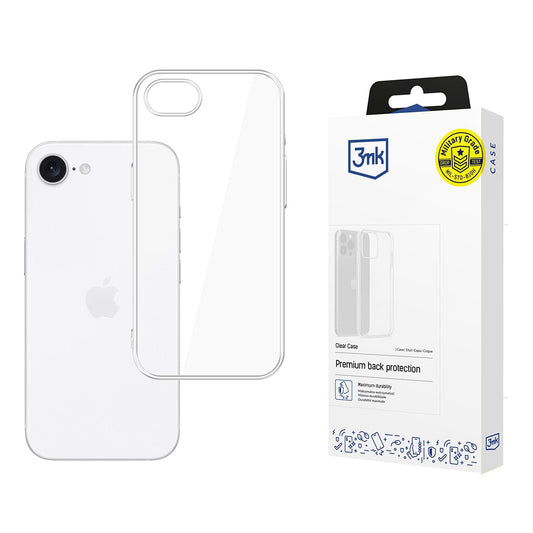 Husa pentru Apple iPhone 17e / 16e, 3MK, Clear, Transparenta