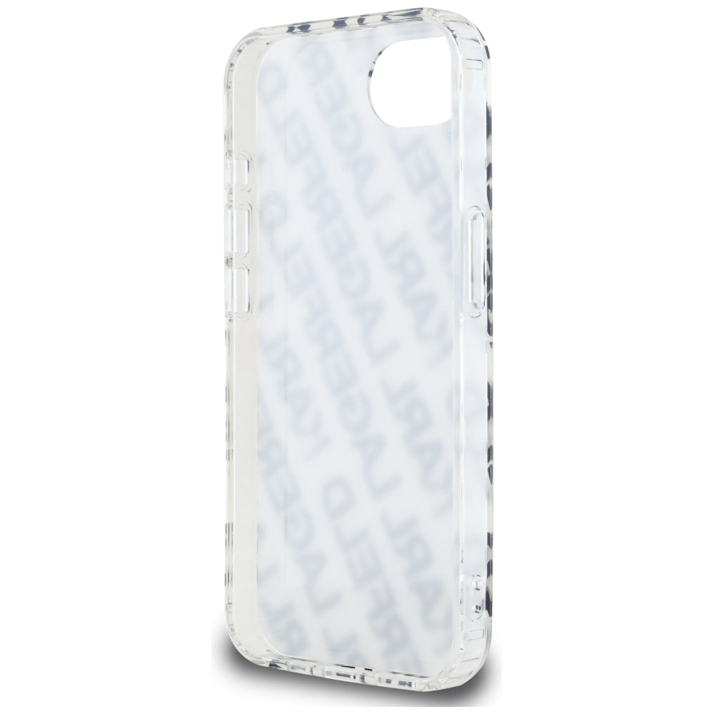 Husa pentru Apple iPhone 16e, Karl Lagerfeld, IML Luxury Gold Fullover Logo, Aurie