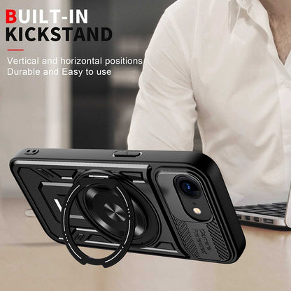 Husa pentru Apple iPhone 17e / 16e, Techsuit, RuggedCam, Neagra