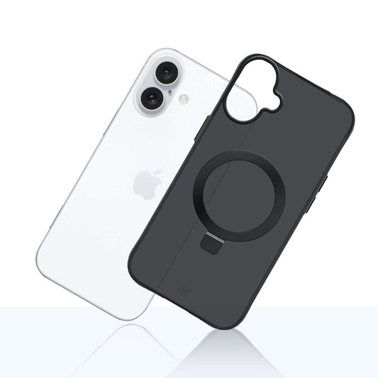 Husa pentru Apple iPhone 17, 3MK, Smoke MagStand, Neagra