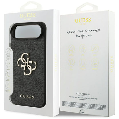 Husa pentru Apple iPhone 17 Air, Guess, 4G Big Logo, Neagra