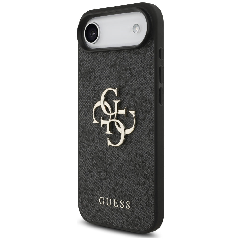 Husa pentru Apple iPhone 17 Air, Guess, 4G Classic Logo with Strap, Neagra