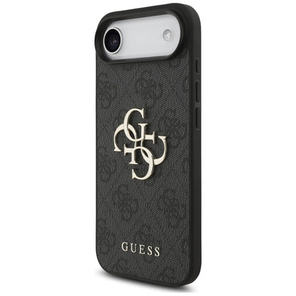 Husa pentru Apple iPhone 17 Air, Guess, 4G Classic Logo with Strap, Neagra