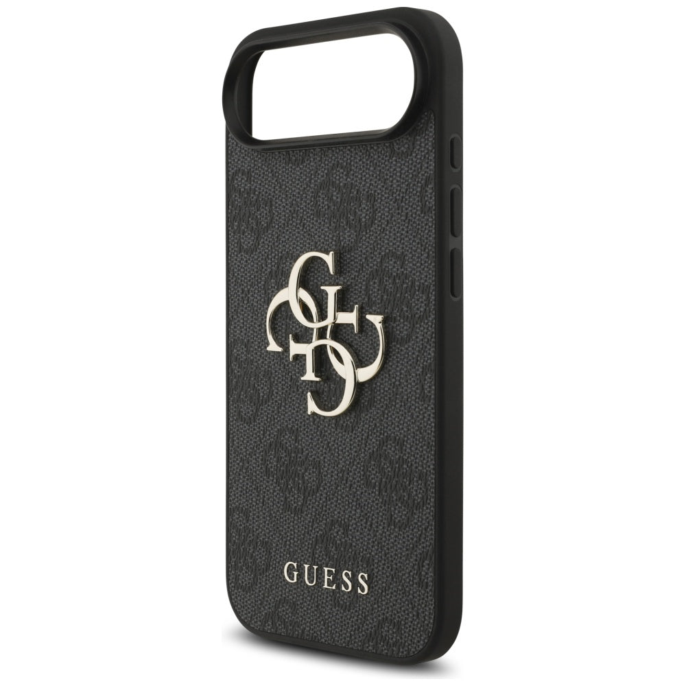 Husa pentru Apple iPhone 17 Air, Guess, 4G Classic Logo with Strap, Neagra