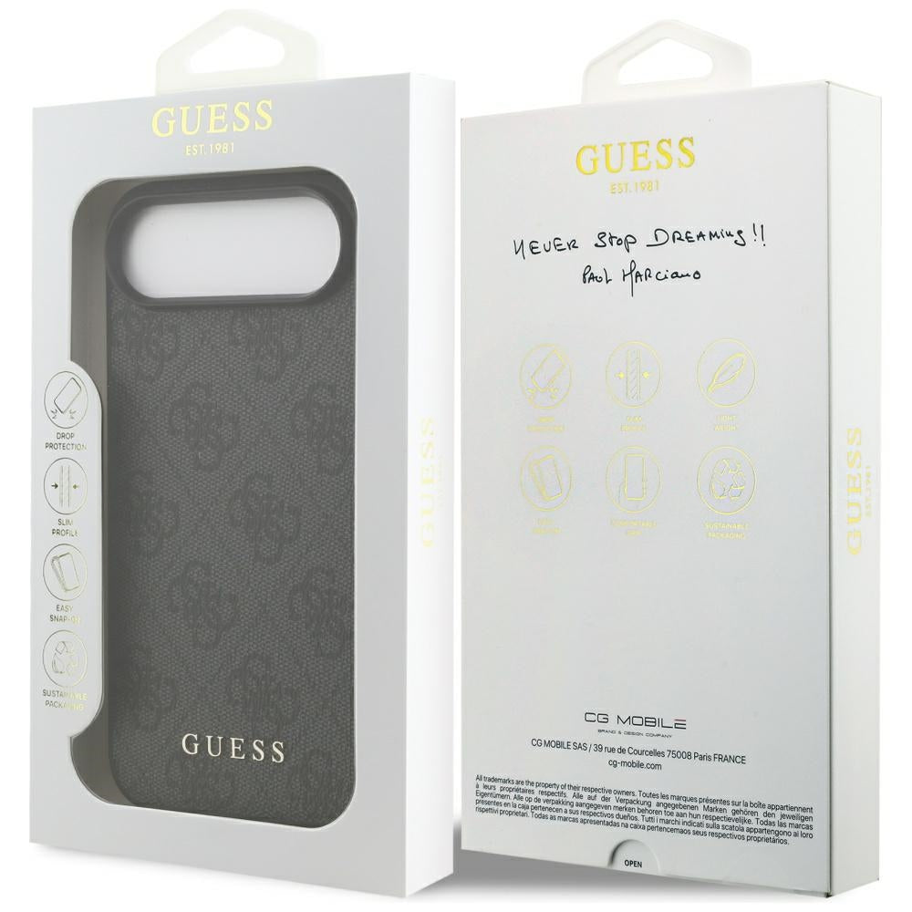 Husa pentru Apple iPhone 17 Air, Guess, 4G Classic, Neagra