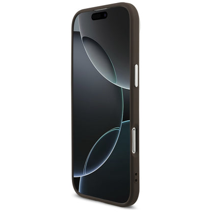 Husa pentru Apple iPhone 17 Air, Guess, Big 4G Logo Classic, Maro Argintie