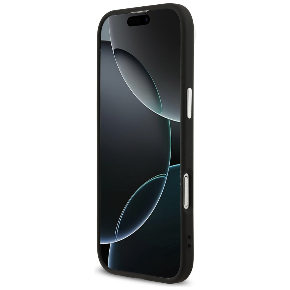 Husa pentru Apple iPhone 17 Air, Guess, Big 4G Logo Classic, Neagra Argintie