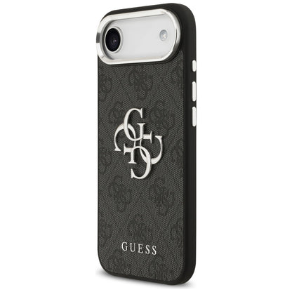 Husa pentru Apple iPhone 17 Air, Guess, Big 4G Logo Classic, Neagra Argintie