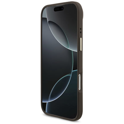 Husa pentru Apple iPhone 17 Air, Guess, Big 4G Logo Classic, Maro Aurie