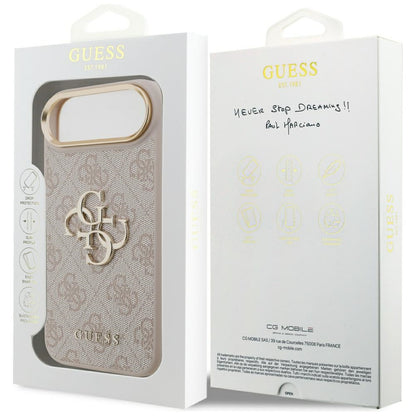 Husa pentru Apple iPhone 17 Air, Guess, Big 4G Logo Classic, Roz Aurie