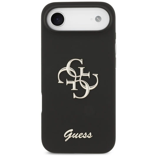 Husa pentru Apple iPhone 17 Air, Guess, Big 4G Script, Neagra