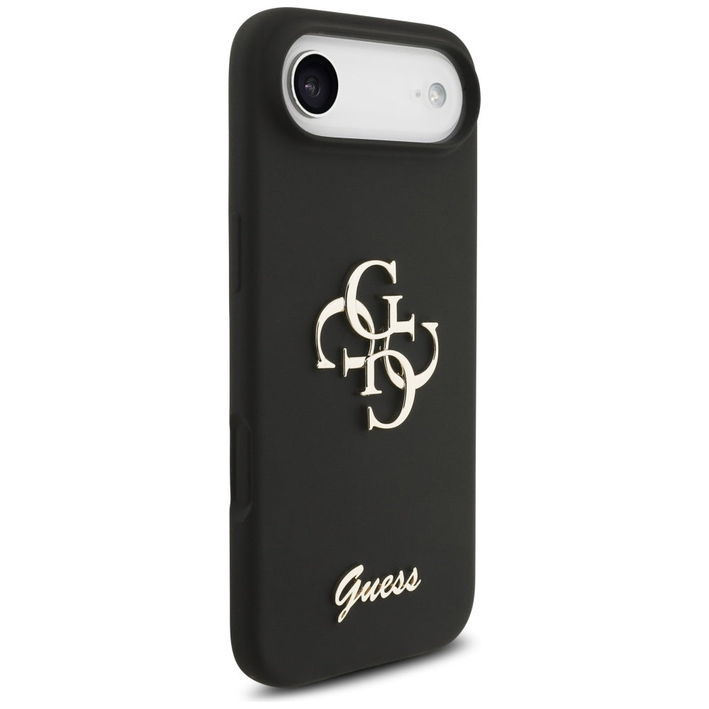 Husa pentru Apple iPhone 17 Air, Guess, Big 4G Script, Neagra