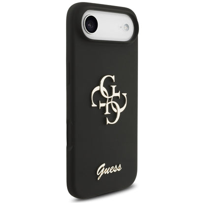 Husa pentru Apple iPhone 17 Air, Guess, Big 4G Script, Neagra