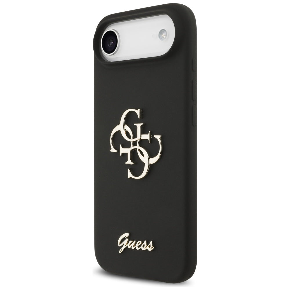 Husa pentru Apple iPhone 17 Air, Guess, Big 4G Script, Neagra
