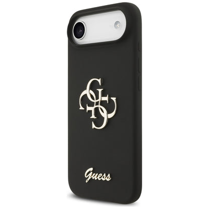 Husa pentru Apple iPhone 17 Air, Guess, Big 4G Script, Neagra