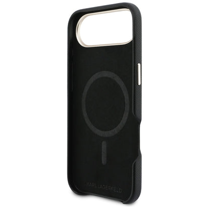 Husa pentru Apple iPhone 17 Air, Karl Lagerfeld, Karl Head Logo, Neagra