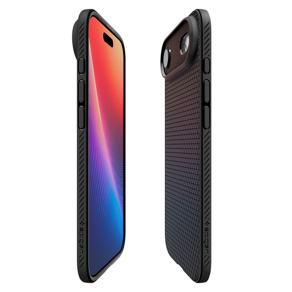 Husa pentru Apple iPhone 17 Air, Spigen, Liquid Air, Neagra Mata