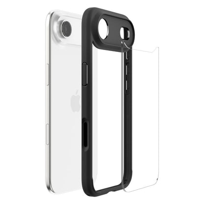 Husa pentru Apple iPhone 17 Air, Spigen, Ultra Hybrid, Neagra Mata