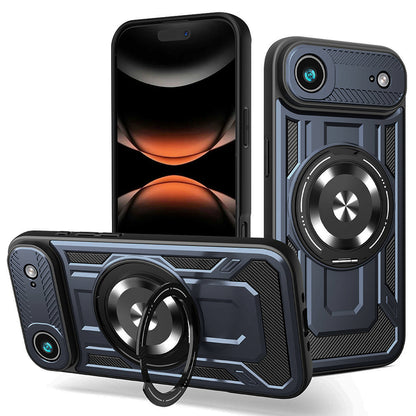 Husa pentru Apple iPhone 17 Air, Techsuit, RuggedCam, Albastra