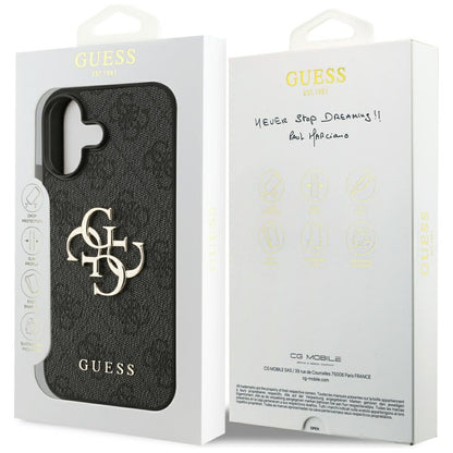 Husa pentru Apple iPhone 17, Guess, 4G Big Logo, Neagra