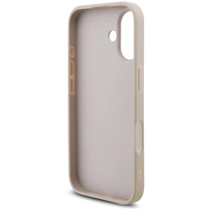 Husa pentru Apple iPhone 17, Guess, 4G Classic Logo with Strap, Roz