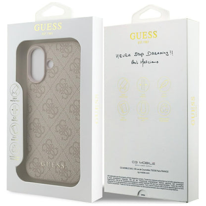 Husa pentru Apple iPhone 17, Guess, 4G Classic, Roz