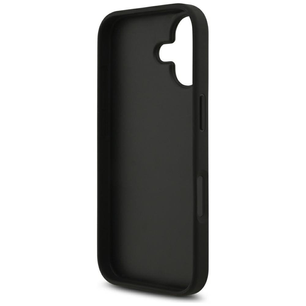 Husa pentru Apple iPhone 17, Guess, 4G Grained Big and Classic Logo, Neagra