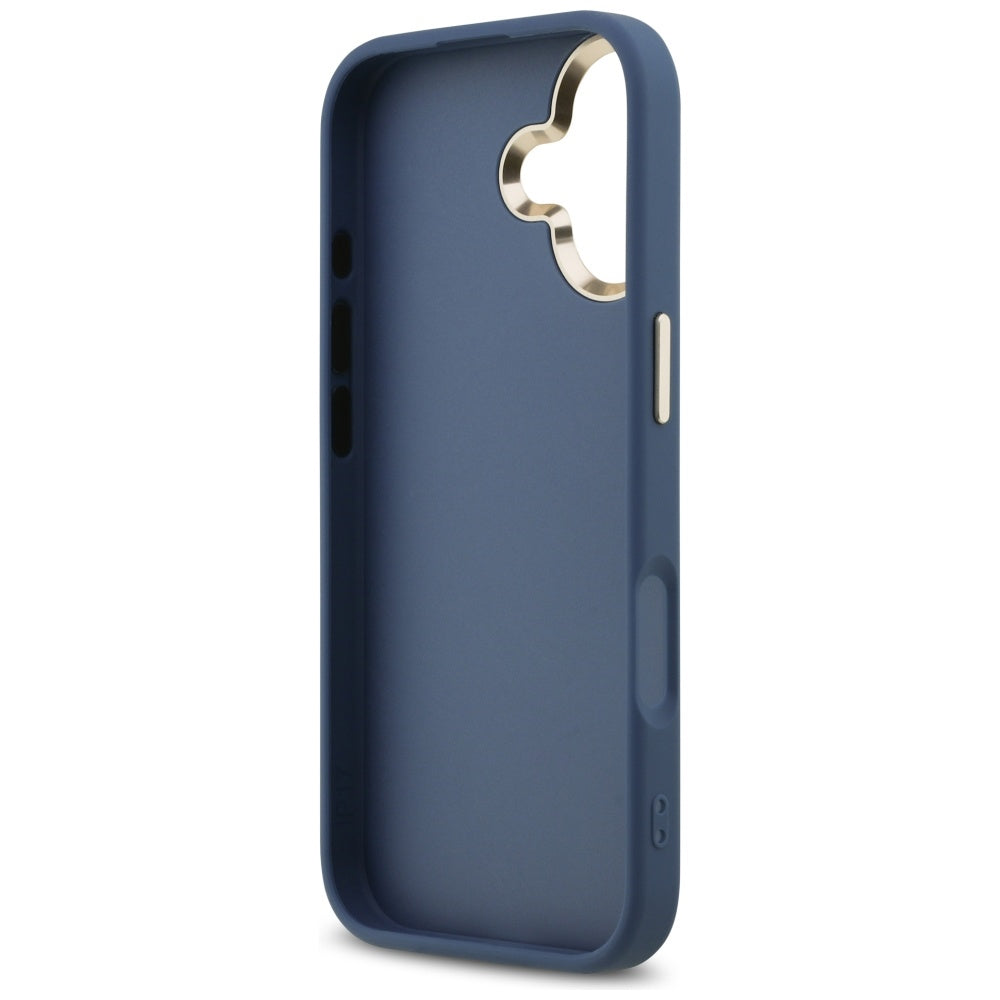 Husa pentru Apple iPhone 17, Guess, Big 4G Logo Classic, Albastra Aurie