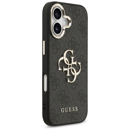 Husa pentru Apple iPhone 17, Guess, Big 4G Logo Classic, Neagra Aurie