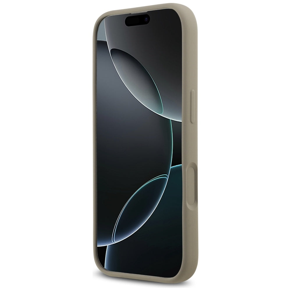 Husa pentru Apple iPhone 17, Guess, Big 4G Script, Maro