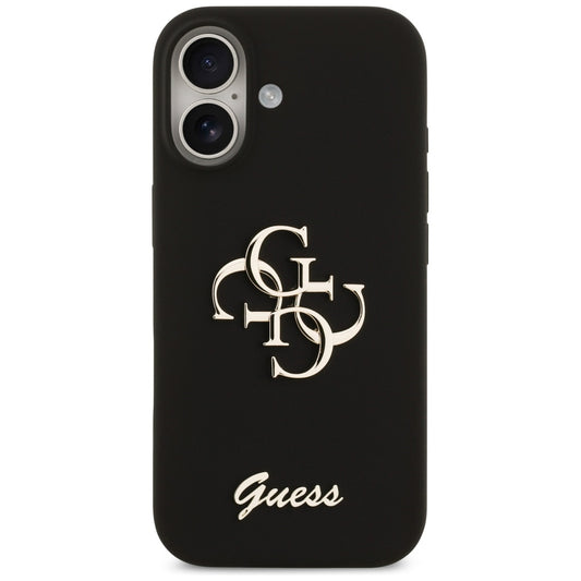 Husa pentru Apple iPhone 17, Guess, Big 4G Script, Neagra