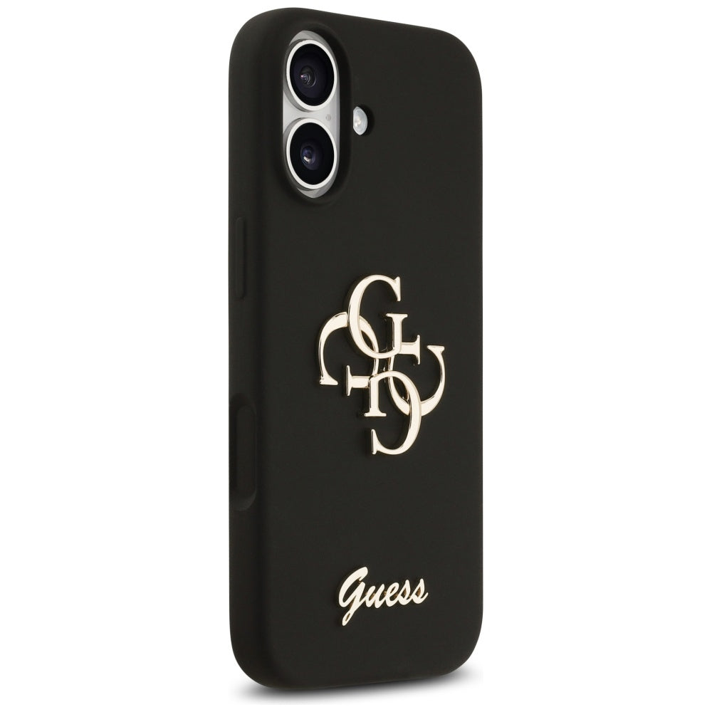 Husa pentru Apple iPhone 17, Guess, Big 4G Script, Neagra