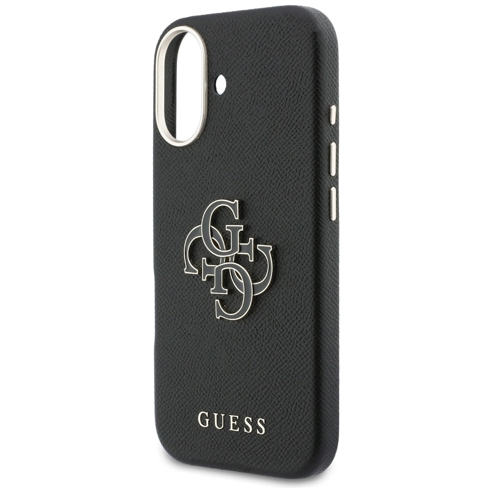 Husa pentru Apple iPhone 17, Guess, Resin Logo, Neagra