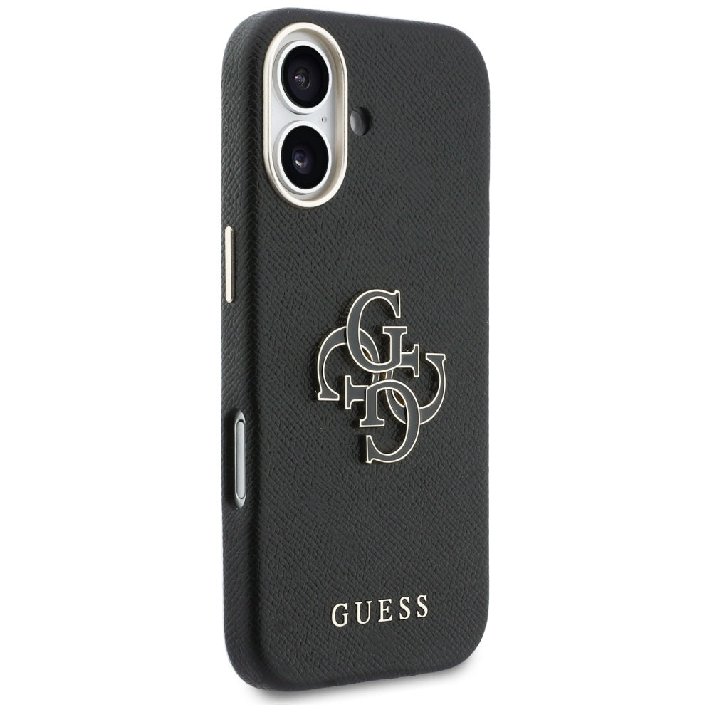 Husa pentru Apple iPhone 17, Guess, Resin Logo, Neagra