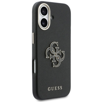 Husa pentru Apple iPhone 17, Guess, Resin Logo, Neagra