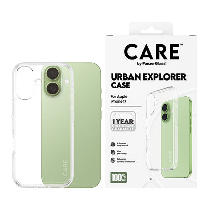 Husa pentru Apple iPhone 17, PanzerGlass, Care Urban Explorer, Transparenta