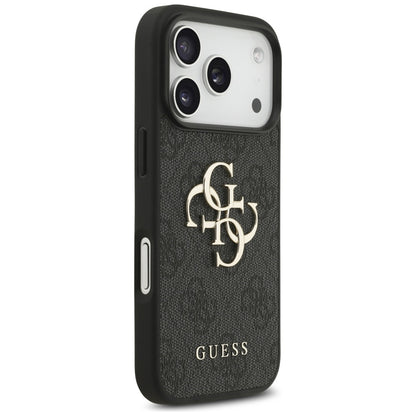 Husa pentru Apple iPhone 17 Pro, Guess, 4G Big Logo, Neagra
